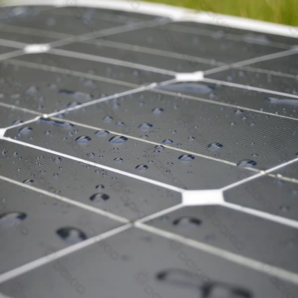 Solpanel Solcellspanel - Flexibel Solpanel - 200W Effekt - 18V - Monokristallin ETFE - För 12V System - Husbil & Båt - Lavendel
