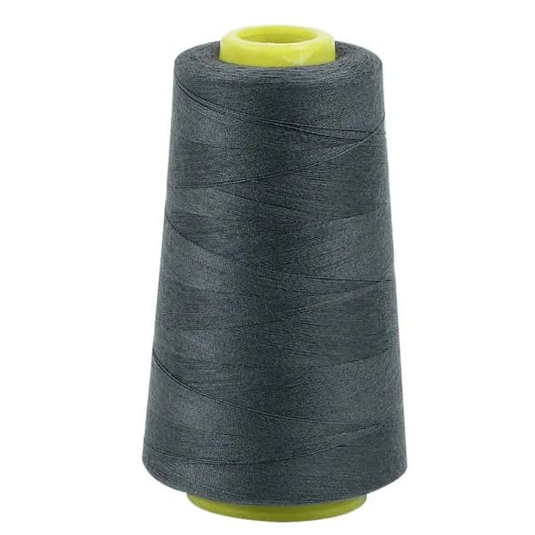 Ompelulanka - 402 Polyesterlanka - 100 % Polyester - 2743 m Per Kela - Ompelukoneeseen - Kotikäsitöihin - Tummanharmaa