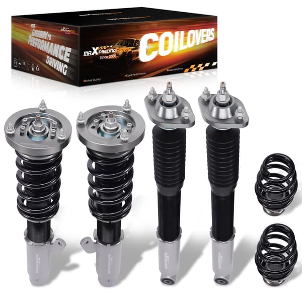 Coilover undervogn - Justerbart coilover-sæt - 24-trins dæmper - BMW 3-serie E46 RWD 1998-2005