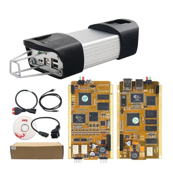 Renault CAN Clip - OBD2-diagnosinterface - Full Chip AN2131QC - Programvara V212 - 1998–2020 - Windows 7 32-bit - Reprog V191