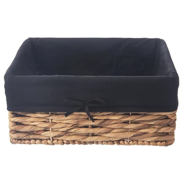 Opbevaringskurv - Kurv til Opbevaring - 36,5 x 25 x 15,5 cm - Sort