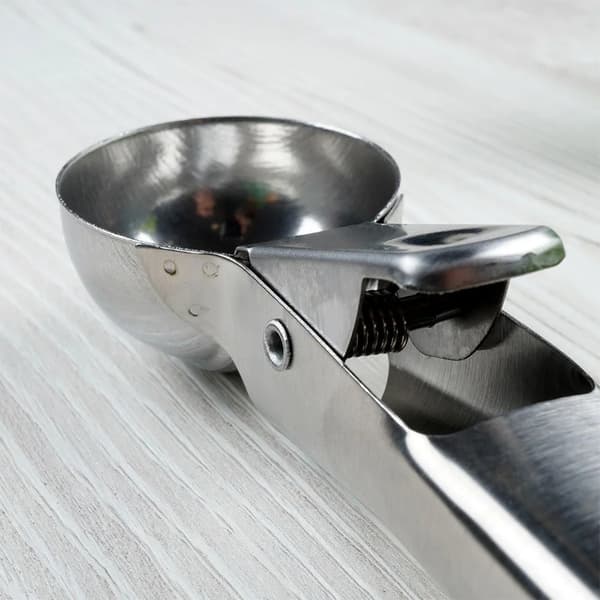 Isske - Isportioner - 4,5 cm - Rustfrit stål - Sølv