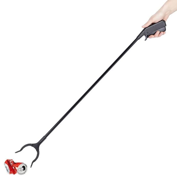 Affaldsopsamler - 82 cm - Plast - Sort