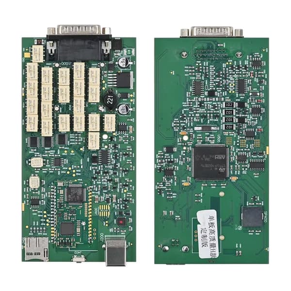 OBD2-diagnoseværktøj - Single Board H TCS - ATC Single PCB H - Bluetooth 4.3 - Flere sprog - Software 2021.11/2020.23 - Til biler og lastbiler