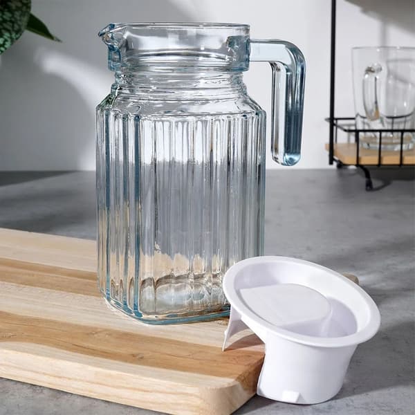 Glaskande med låg - 650 ml - Glas