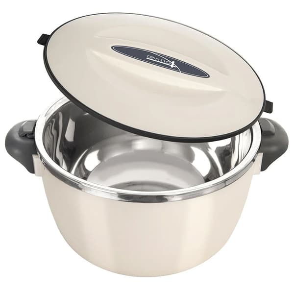 Madtermobeholder - TERMO 2 L - Termobeholder - Rustfrit Stål - Varmeisolering - Rund - 2 l