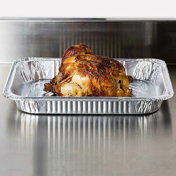 Aluminiumformar - Ugnsformar - 31,4 x 21,3 cm - 8-pack - För Ugn, Frys och Grill - Rektangulära