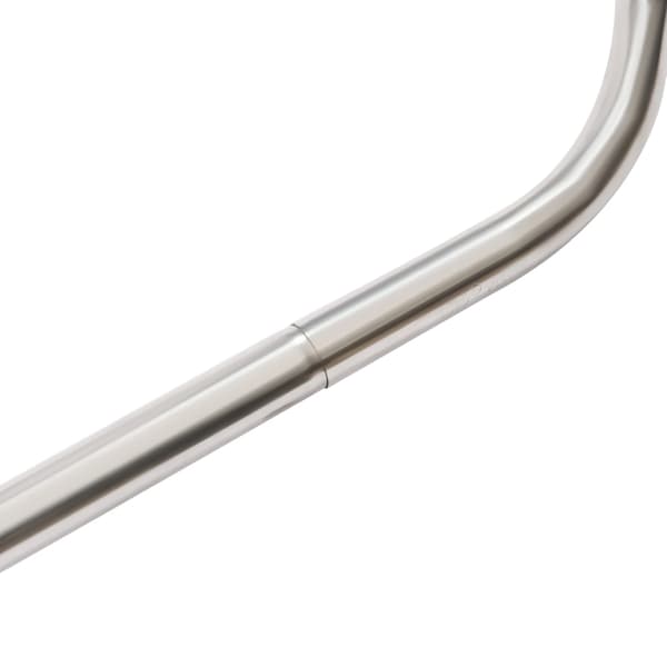 Duschdraperistång - Duschstång - Metall - Silver