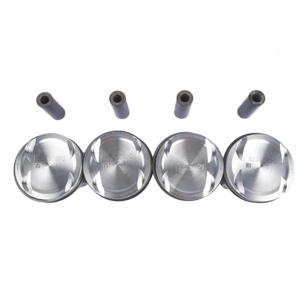 Stempler - Stempelsæt 4 stk - Til 1.4 TSI - Motorkoder CZDD CMBA CXSA CZCA - OE 04E107065