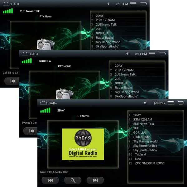 DAB/DAB+ bilantenne - Bilradioantenne - Til Android bilradio - Kompatibel med USB-DAB - Digital Audio Broadcasting - Universal montering