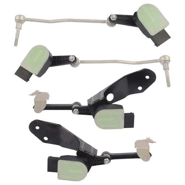 Højdesensor bil - Niveausensor foran og bag - Sæt med 4 - Til Audi A8 S8 Quattro D3 4E2 4E8 3.0 4.2 - Erstatter 4E0941285G