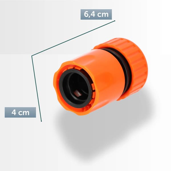 Trädgårdsslang snabbkoppling - Slangkoppling - 1,9 cm