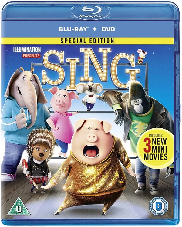 Sing Special Edition [U] Bluray Brand New