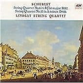 Schubert/string Quartets 8 and 13 CD (1995) Pre-Owned