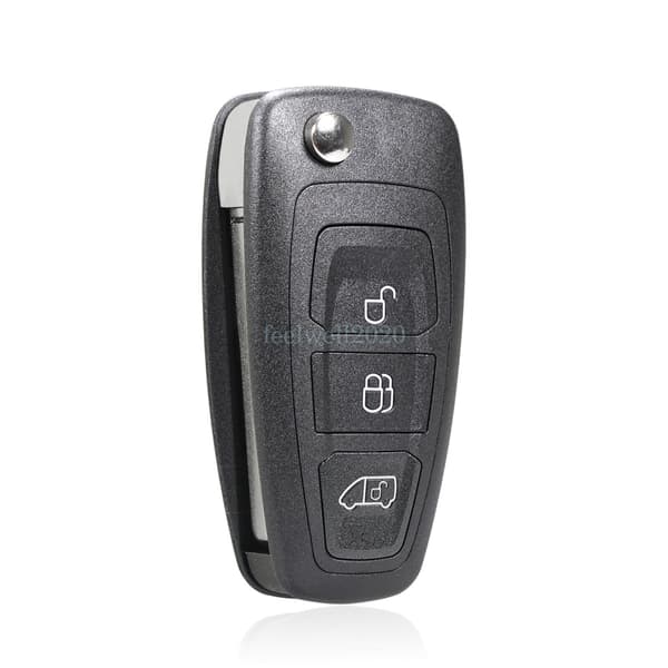 433Mhz 3 Button Remote Flip Key Fob ID63 For Ford Transit Custom 2014 - 2016 Van
