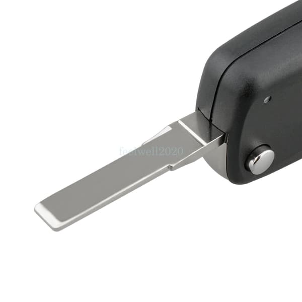3 Button Remote Flip Key Fob Case Shell For VW Volkswagen Up! Beetle 2011 - 2016