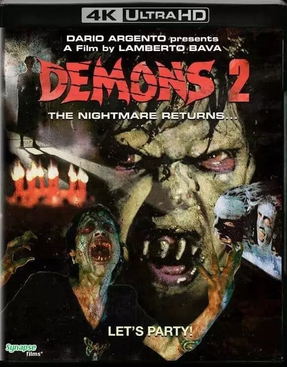 Demons 2 (Remastered 4KUHD) Brand New