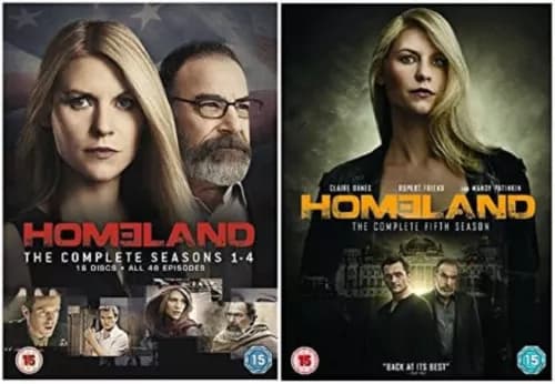 Homeland – Komplet Sæson 1-5 DVD Samling