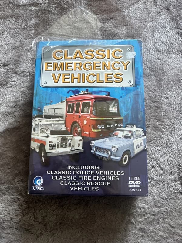 Classic Emergency Vehicles - 3 DVD Boxset