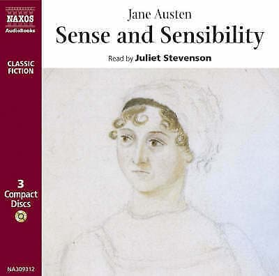 Jane Austen - Sense and Sensibility CD 3 discs (1996) Pre-Owned