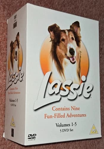 LASSIE VOL 1-5 DVD BOXSET - 9 Långfilmer