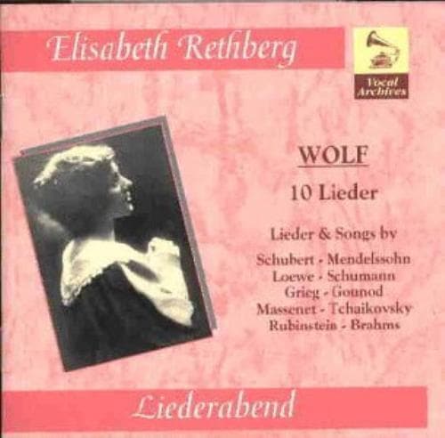 Songs (Elisabeth Rethberg) CD (2005) Pre-Owned
