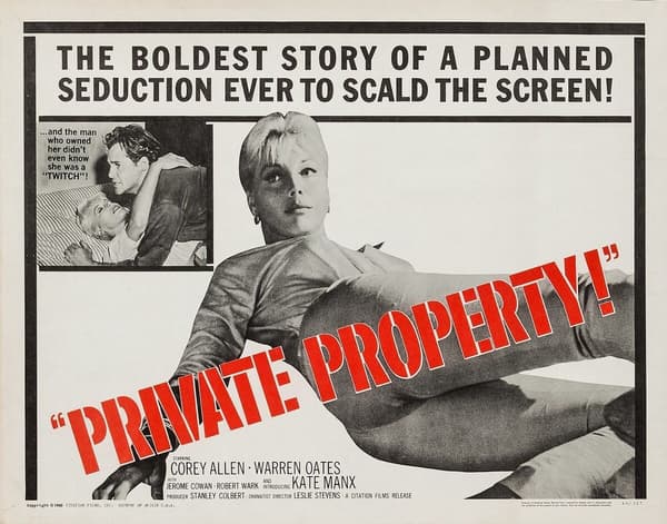 Private Property (1960) - DVD