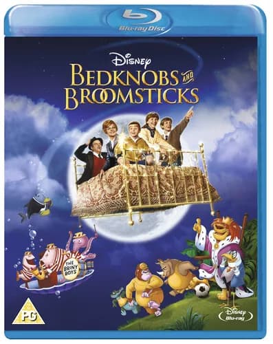 Bedknobs and Broomsticks DVD (2016) Angela Lansbury, Stevenson (DIR) cert PG Blu-ray Brand New