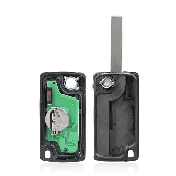 433MHz 3 Button Car Flip Remote Key Fob for Citroen C2 C3 Picasso C4 C8 Dispatch