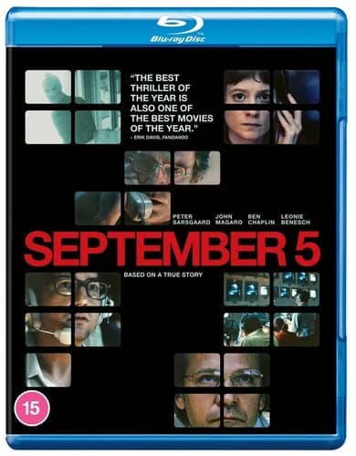 September 5 Bluray (2025) Peter Sarsgaard, Fehlbaum (DIR) cert 15 Brand New