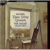 Johann Nepomuk Hummel : Three String Quartets (Delme Quartet) CD (2005) Pre-Owned