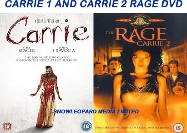 Carrie 1 ja Carrie 2: Rage – DVD