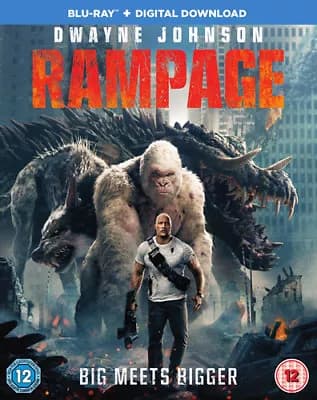 Rampage DVD (2018) Dwayne Johnson, Peyton (DIR) cert 12 Brand New