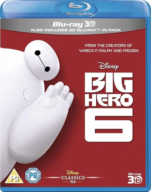 Big Hero 6 3D Blu Ray + Standard Blu Ray Brand New