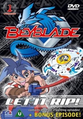 Beyblade: Bind 1 - Afsnit 1-4 DVD (2004) - Brugt