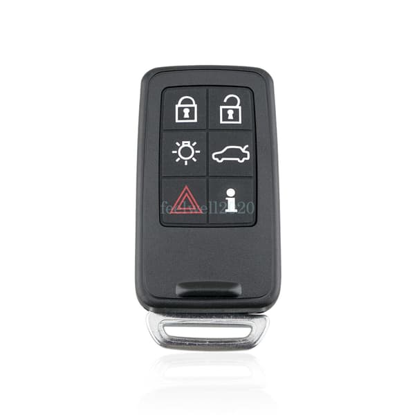 6 Button Remote Smart Key Fob Case Shell for Volvo XC60 XC70 2010 2011 2012 2013