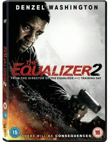The Equalizer 2 DVD (2018) med Denzel Washington