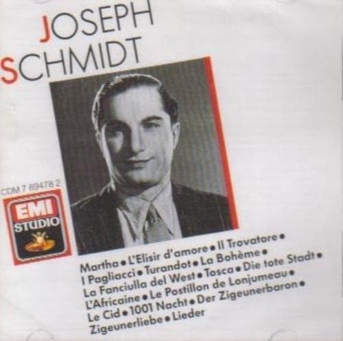 JOSEPH SCHMIDT SINGS Opera, Operetta Ari CD Pre-Owned