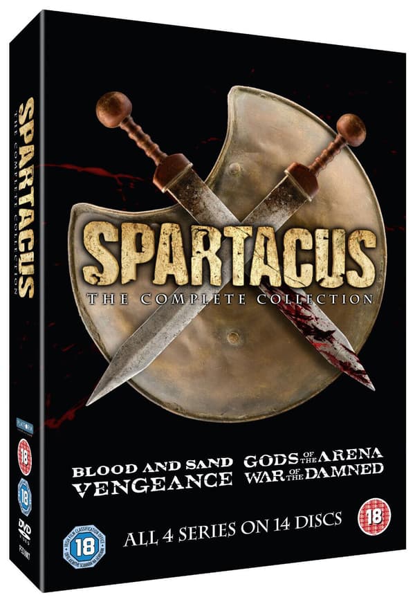 Spartacus: Komplett samling (18-Disc DVD Box Set)