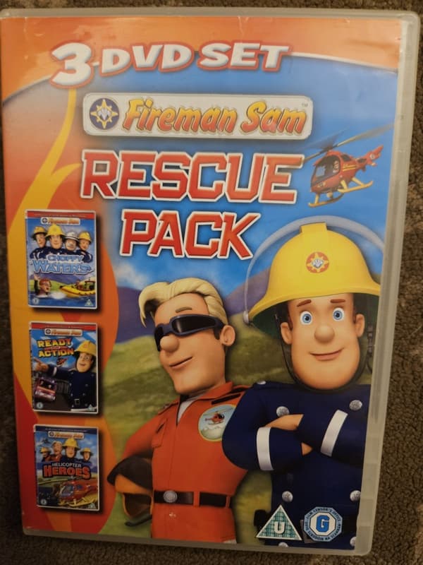 Brannmann Sam Rescue Pack Set Kids DVD