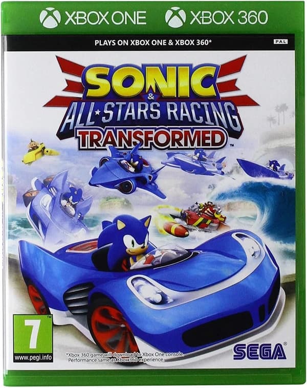 Sonic AllStar Racing: Transformed (Classics) (XBOX 360) Brand New