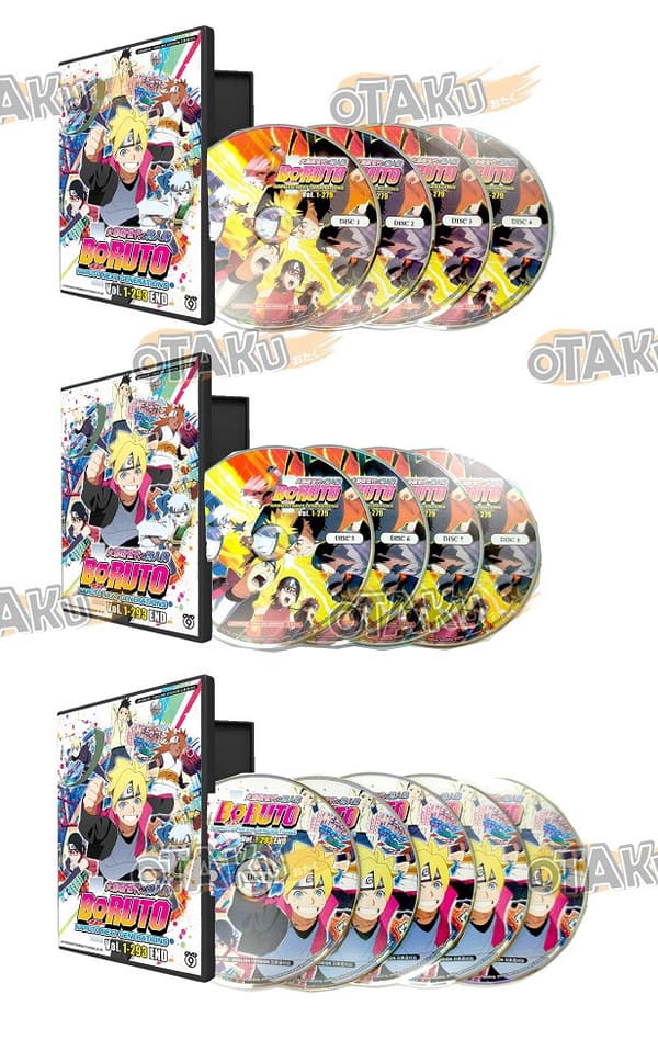 BORUTO : NARUTO NEXT GENERATIONS - TV DVD (1-293 EPS) ENG DUB,