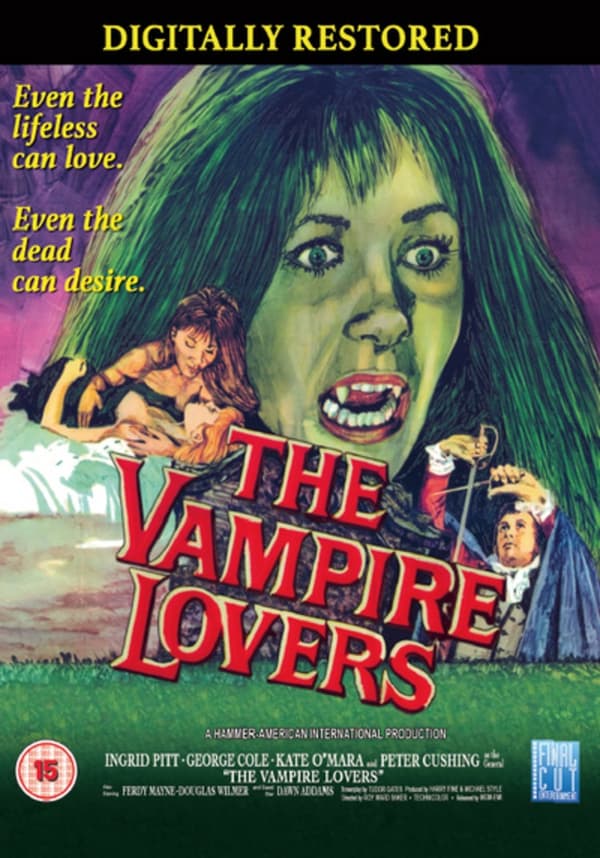 The Vampire Lovers (DVD) med Ingrid Pitt, Peter Cushing