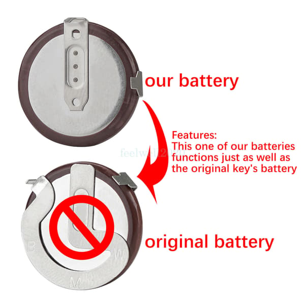 2X Panasonic VL2020 Battery Replacement ForBMW 3 5 7 Series E46 E60 E39 Key Fob