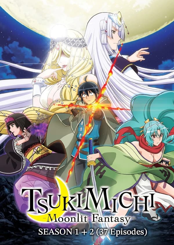 Tsukimichi -Moonlit Fantasy- (Säsong 1+2) - DVD (Episoder 1-37) (Engelskt tal)