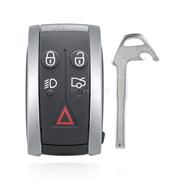 For Jaguar XFR XF 2009 2010 2011 2012 5 Button Remote Key Fob Case Shell Cover