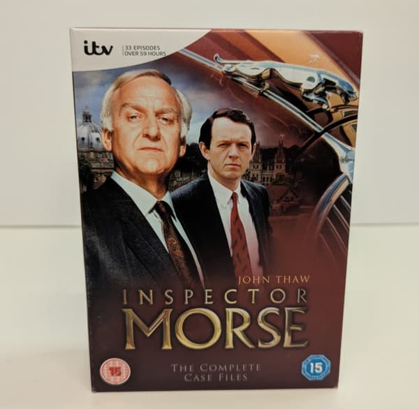 Kriminalkommissær Morse: Alle 33 episoder (DVD-boks)