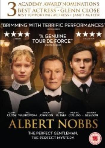 Albert Nobbs DVD (2012) med Glenn Close, Cert 15