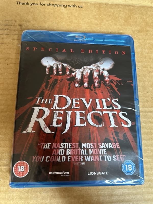 The Devil's Rejects Rare Reg B Blu ray Rob Zombie Horror Brand New