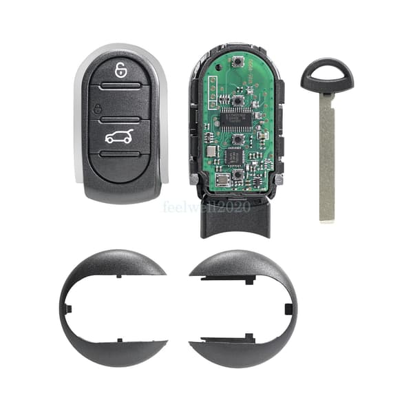 For 2014 2015 2016 2017 MINI COOPER WORKS 3 BUTTON REMOTE KEY FOB 433Mhz ID49